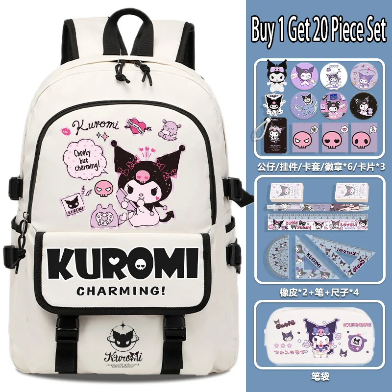 Kulami Backpack 2025 New Sanrio Backpack Fashion Print Teen School Backpack Large Capacity Lightweight Back to School Backpack
Kulami Backpack 2025 New Sanrio Backpack Fashion Print Teen School Backpack Large Capacity Lightweight Back to School Backpack