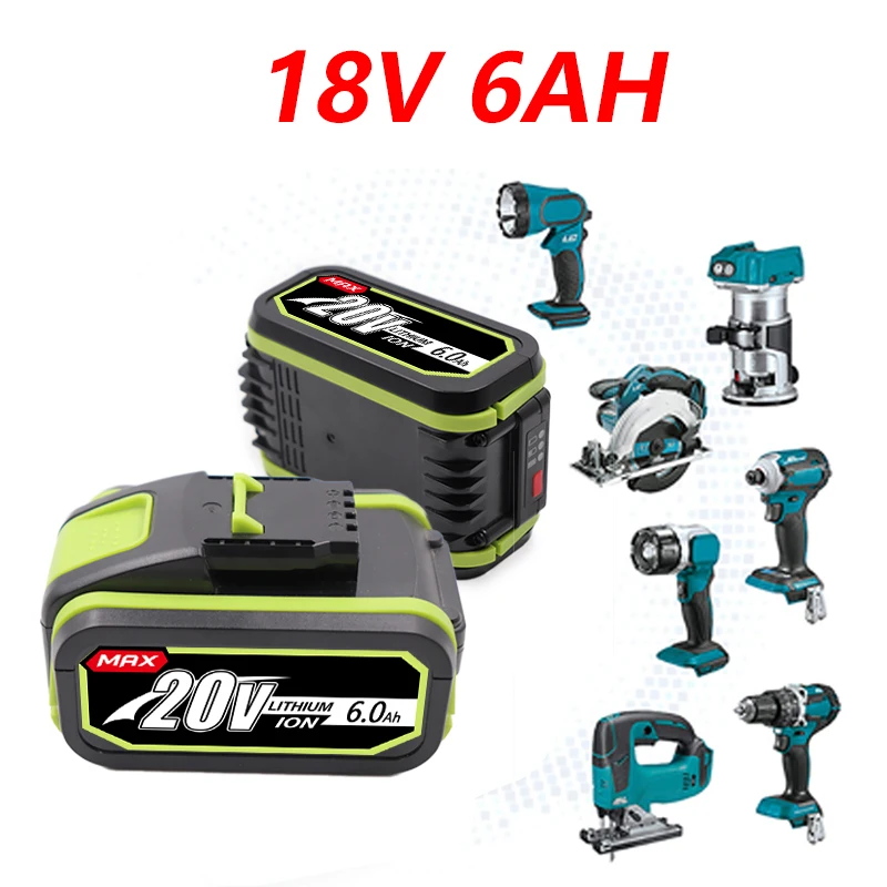 Aicherish New Upgrade 20V 6000mAh 8000mAh Lithium Battery Power Tools WA3551 WA3553 WX390 WX176 WX178 WX386 WX678
Aicherish New Upgrade 20V 6000mAh 8000mAh Lithium Battery Power Tools WA3551 WA3553 WX390 WX176 WX178 WX386 WX678
