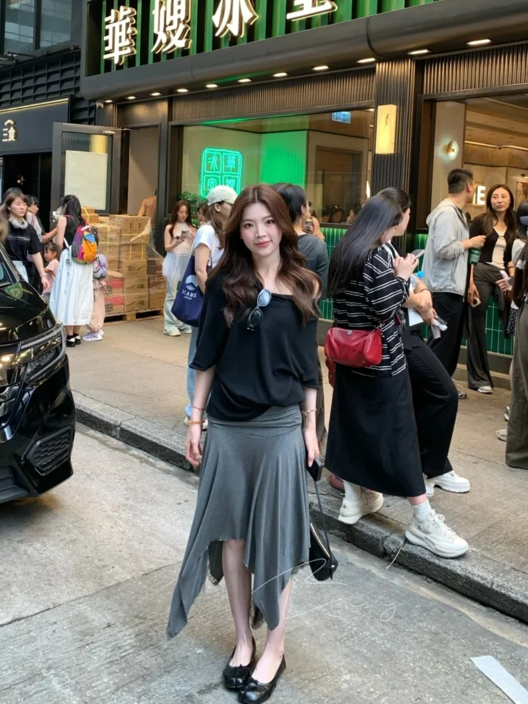 Slimming Effect Loose Short Sleeve T-Shirt And High Waist Skirt Lace Trim Two Piece Set Lazy Style Black Paper Person Ou...
Slimming Effect Loose Short Sleeve T-Shirt And High Waist Skirt Lace Trim Two Piece Set Lazy Style Black Paper Person Ou...
