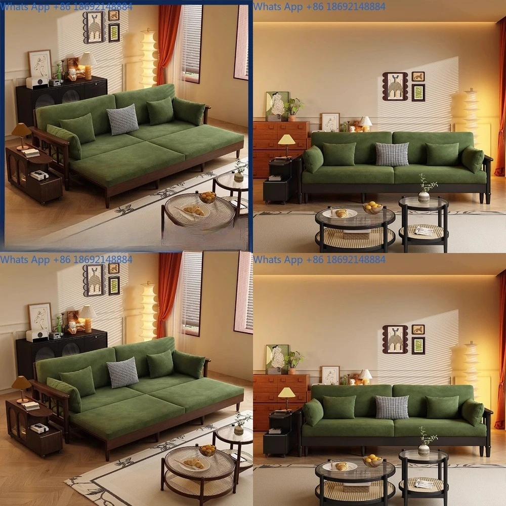 Folding Solid Wood Sofa Bed Convertible for Small Living Room Extendable French Retro Style Pull Out Sleeper
Folding Solid Wood Sofa Bed Convertible for Small Living Room Extendable French Retro Style Pull Out Sleeper