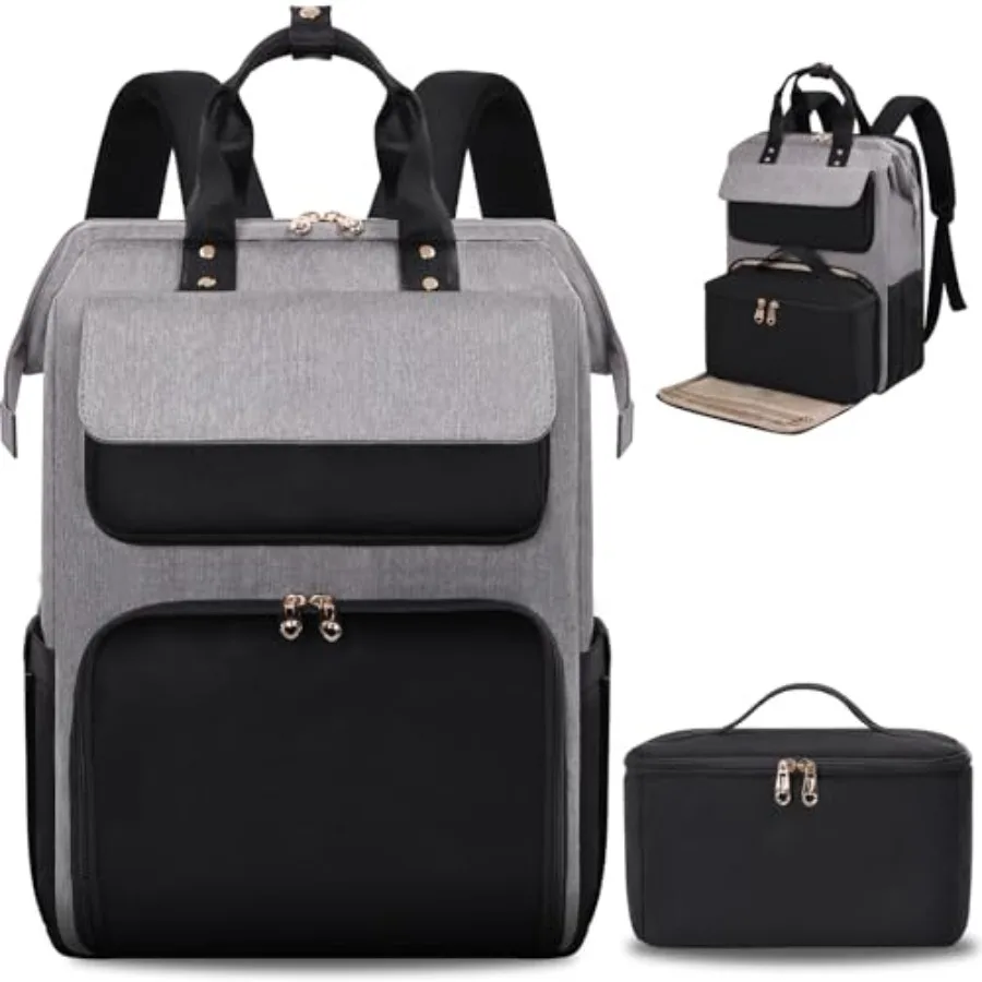 Lunch Backpack for Women, Laptop Backpack with Insulated Cooler Lunch box, Nurse Backpack for Teacher Work Travel College Picni
Lunch Backpack for Women, Laptop Backpack with Insulated Cooler Lunch box, Nurse Backpack for Teacher Work Travel College Picni