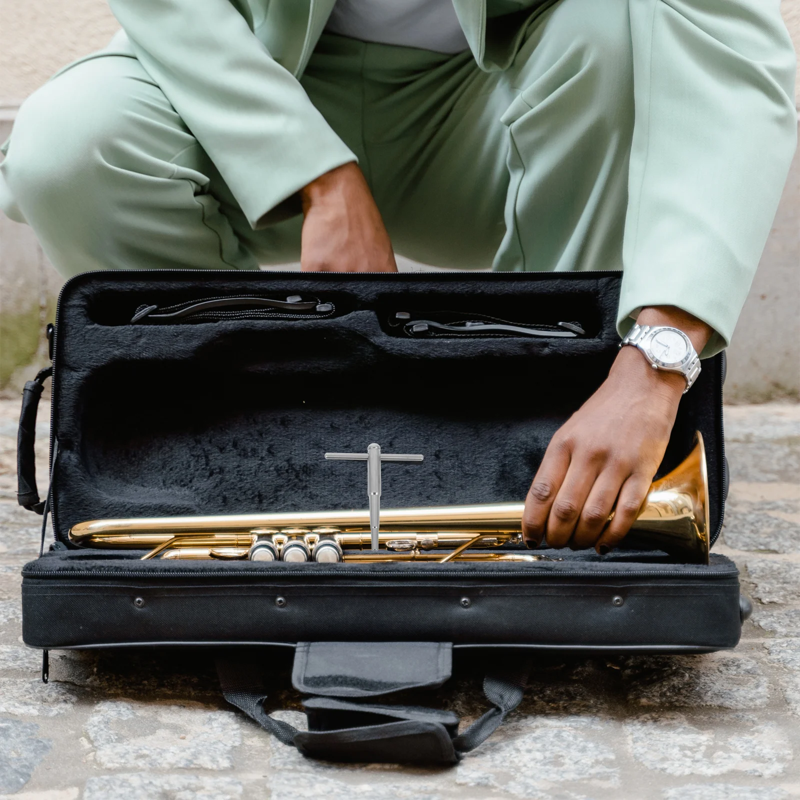 Metal Trumpet Repair Tool Brass Instrument Reshaping Tools French Horn Maintenance Euphonium Kit Truing Accessory Dent Removal
Metal Trumpet Repair Tool Brass Instrument Reshaping Tools French Horn Maintenance Euphonium Kit Truing Accessory Dent Removal