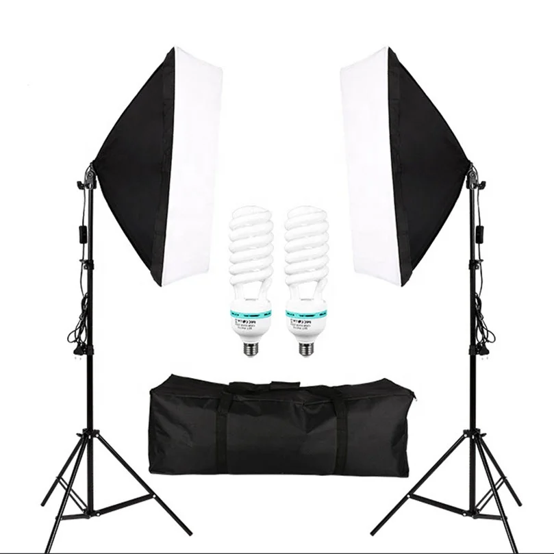 Takenoken 50x70cm Softbox Lighting Kit with 2 Lamps Photo Studio Accessories for Photography Video Recording Podcast Filming
Takenoken 50x70cm Softbox Lighting Kit with 2 Lamps Photo Studio Accessories for Photography Video Recording Podcast Filming