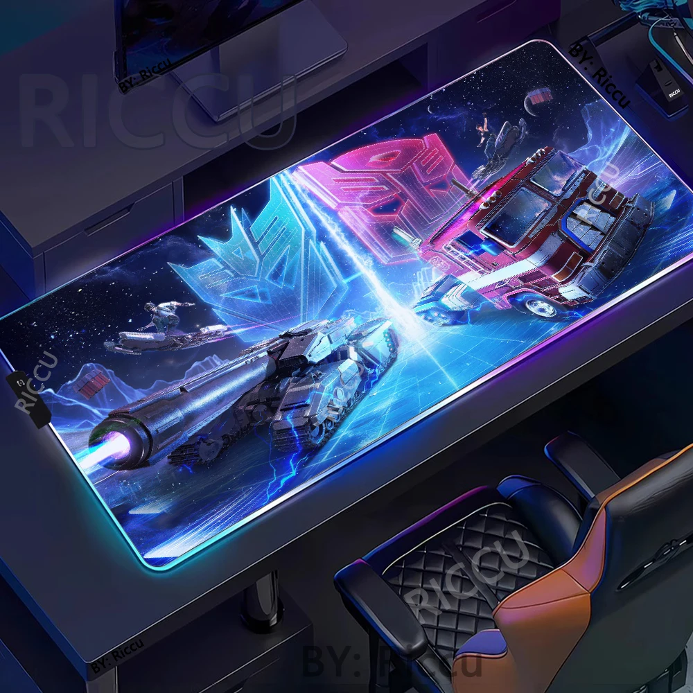 RGB Poster Mouse Pad T-Transformers Autobots Large Computer Gaming MousePad XXL Mat Carpet Anti-slip Laptop LED desk accessories
RGB Poster Mouse Pad T-Transformers Autobots Large Computer Gaming MousePad XXL Mat Carpet Anti-slip Laptop LED desk accessories