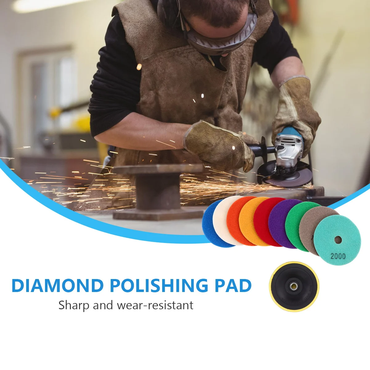 10pcs Diamond Polishing Sheet Stone Pads Grinding Slices Manual Concrete Wet Resin Bond H Polishing Wear Resistant Efficient
10pcs Diamond Polishing Sheet Stone Pads Grinding Slices Manual Concrete Wet Resin Bond H Polishing Wear Resistant Efficient