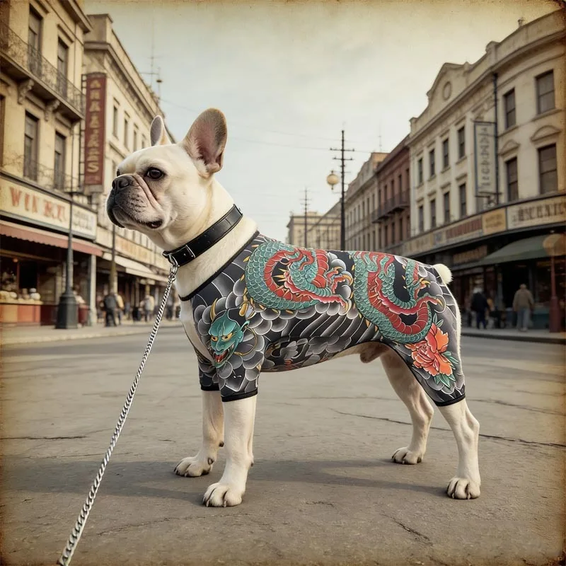 Funny Dog Tattoo Shirt Humorous Pet Clothes Four Seasons Universal T Shirt for Doberman Pinscher Small Large Dogs Supplies
Funny Dog Tattoo Shirt Humorous Pet Clothes Four Seasons Universal T Shirt for Doberman Pinscher Small Large Dogs Supplies
