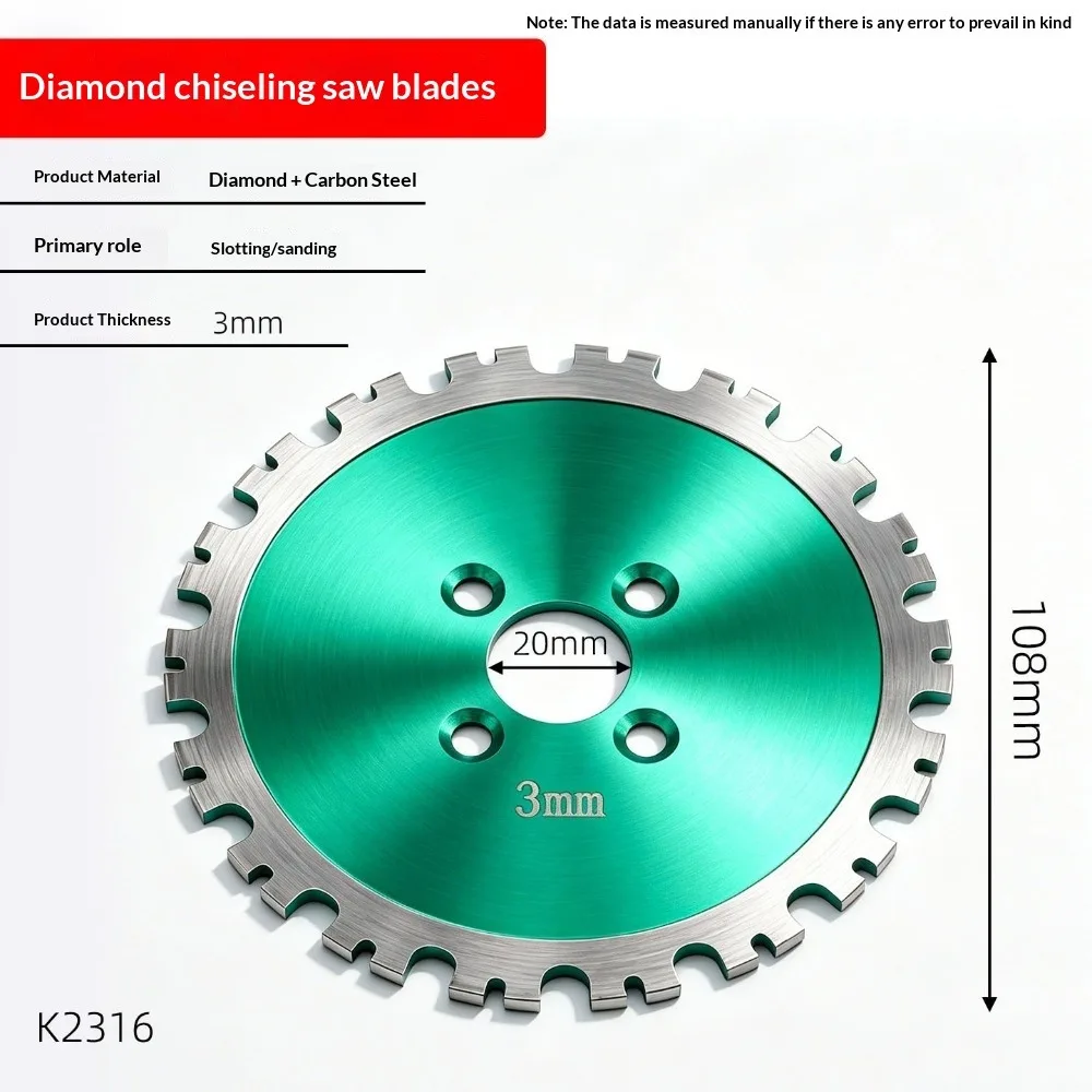 High Hardness Diamond Saw Blade Thickened Body Diamond Grit Stone Grinding Wheel Multi Size For Angle Grinder Grooving Saw Blade
High Hardness Diamond Saw Blade Thickened Body Diamond Grit Stone Grinding Wheel Multi Size For Angle Grinder Grooving Saw Blade