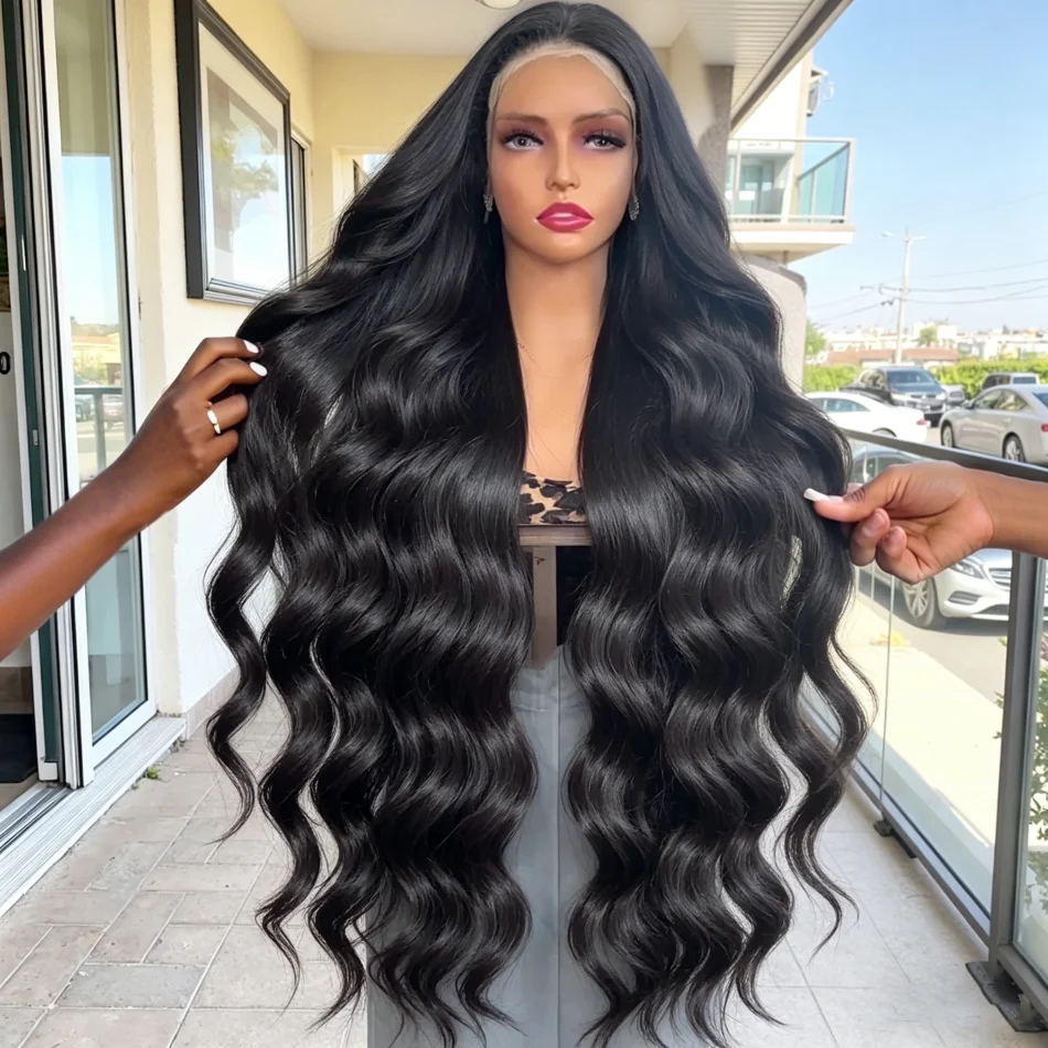 Body Wave Human Hair 40 Inch Wigs 13x6 HD Transparent Lace Front Wig 250 Density 5x5 Glueless Pre Plucked Lace Frontal Wig
Body Wave Human Hair 40 Inch Wigs 13x6 HD Transparent Lace Front Wig 250 Density 5x5 Glueless Pre Plucked Lace Frontal Wig