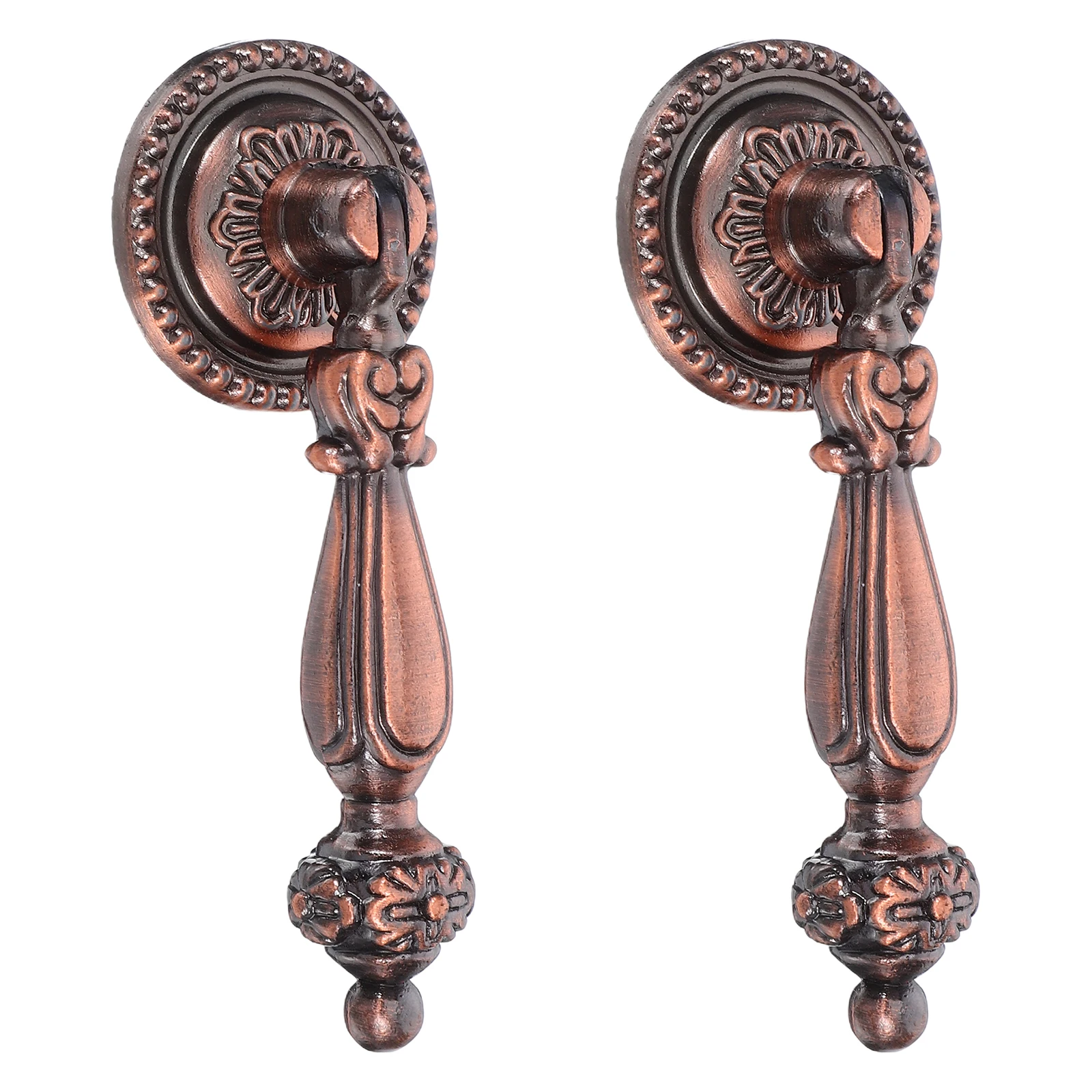2pcs Bronze Cabinet Pull Handles Vintage Zinc Alloy Dresser Knobs Retro Drawer Hardware Single Hole Installation
2pcs Bronze Cabinet Pull Handles Vintage Zinc Alloy Dresser Knobs Retro Drawer Hardware Single Hole Installation