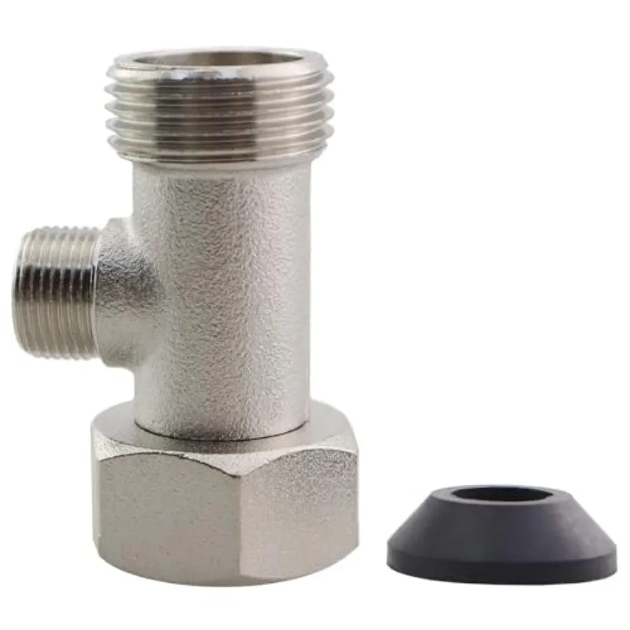 Bidet type T adapter Valve hose connector Toilet tap diverter 3-way 7/8x7/8x3/8 inch Shower head diverter valve hose fitting Fo
Bidet type T adapter Valve hose connector Toilet tap diverter 3-way 7/8x7/8x3/8 inch Shower head diverter valve hose fitting Fo