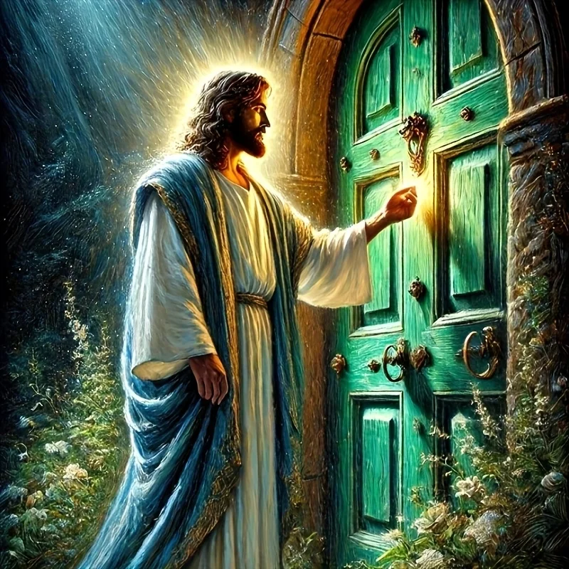 500/1024PCS Paper Jigsaw Puzzle Jesus Knocking on The Door in The Rain Religious Home Decoration Ideal Christian Gift
500/1024PCS Paper Jigsaw Puzzle Jesus Knocking on The Door in The Rain Religious Home Decoration Ideal Christian Gift