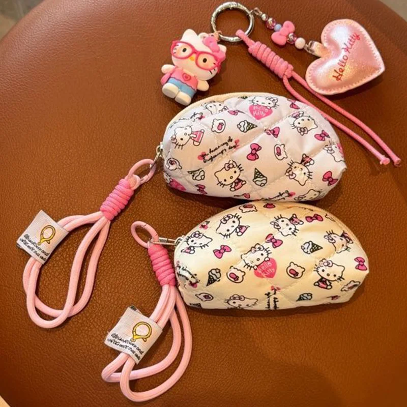 New Cartoon Hello Kitty Semicircle Coin Purse Cute Kt Print Mini Key Pouch Portable Earphones Lipstick Storage Bag Friend Gift
New Cartoon Hello Kitty Semicircle Coin Purse Cute Kt Print Mini Key Pouch Portable Earphones Lipstick Storage Bag Friend Gift