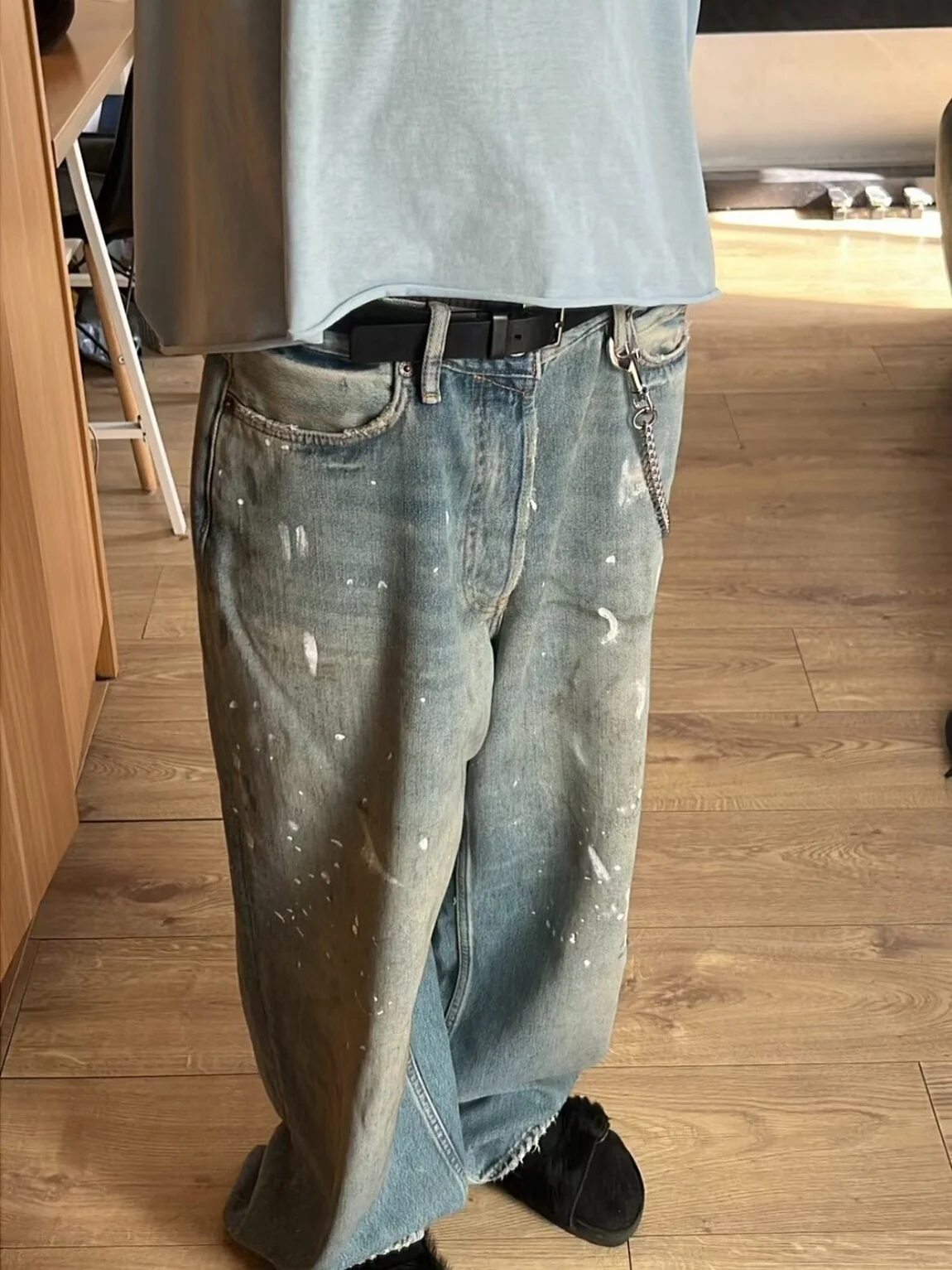 American Style Cleanfit Dyeing Casual Loose Wide Leg Jeans Straight Cut Loose Long Trousers Trendy Men's Cotton Elastic Jeans
American Style Cleanfit Dyeing Casual Loose Wide Leg Jeans Straight Cut Loose Long Trousers Trendy Men's Cotton Elastic Jeans