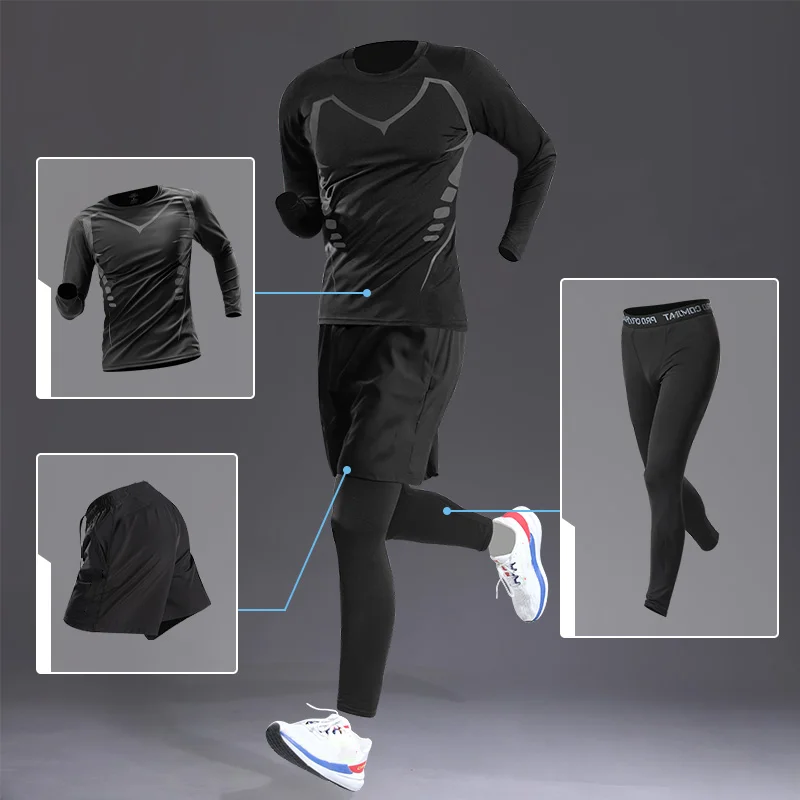 Quick Dry Sportswear Suit Fitness Clothes Men's Ice Silk Short Sleeve Sports T-Shirt Shorts Running Tracksuit Gym Training Set
Quick Dry Sportswear Suit Fitness Clothes Men's Ice Silk Short Sleeve Sports T-Shirt Shorts Running Tracksuit Gym Training Set