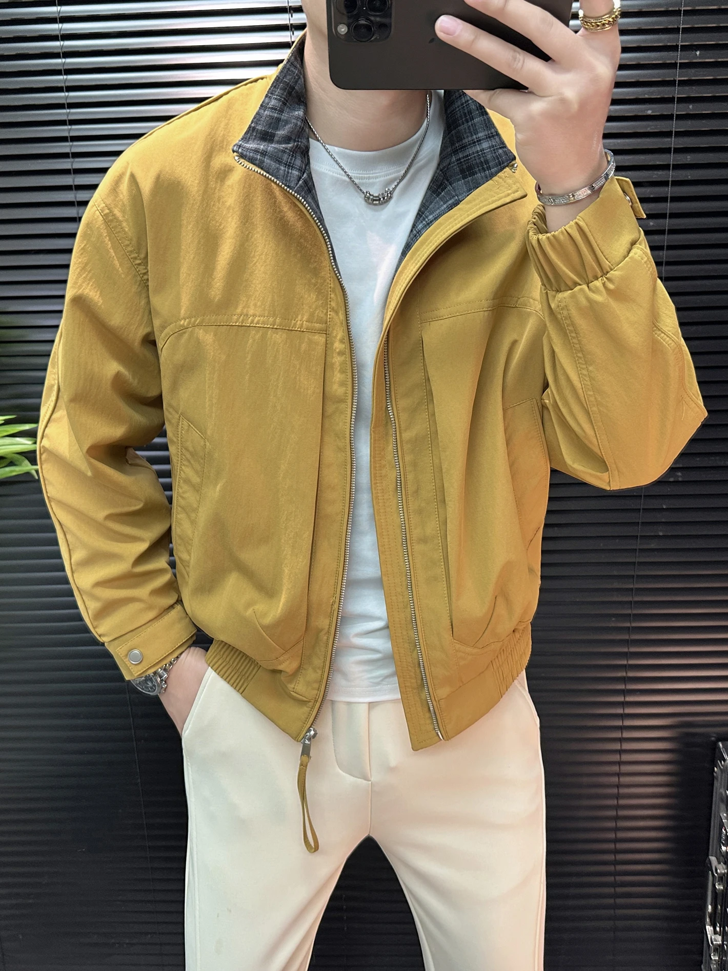 American Sle Outdoor High End Color Simple Workwear Stand Collar Jaet Men's Spring Casual Loose Versatile Commute C...
American Sle Outdoor High End Color Simple Workwear Stand Collar Jaet Men's Spring Casual Loose Versatile Commute C...
