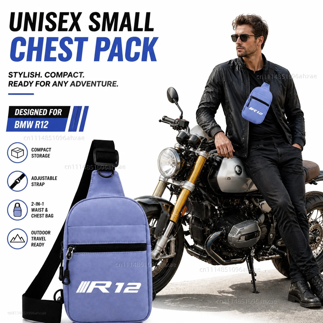 Motorcycle 2In1 Multi-functional Waist Bag Chest Bag Outdoor Travel Bag Waterproof Riding Phone Pouch For BMW R12 1936-1942
Motorcycle 2In1 Multi-functional Waist Bag Chest Bag Outdoor Travel Bag Waterproof Riding Phone Pouch For BMW R12 1936-1942