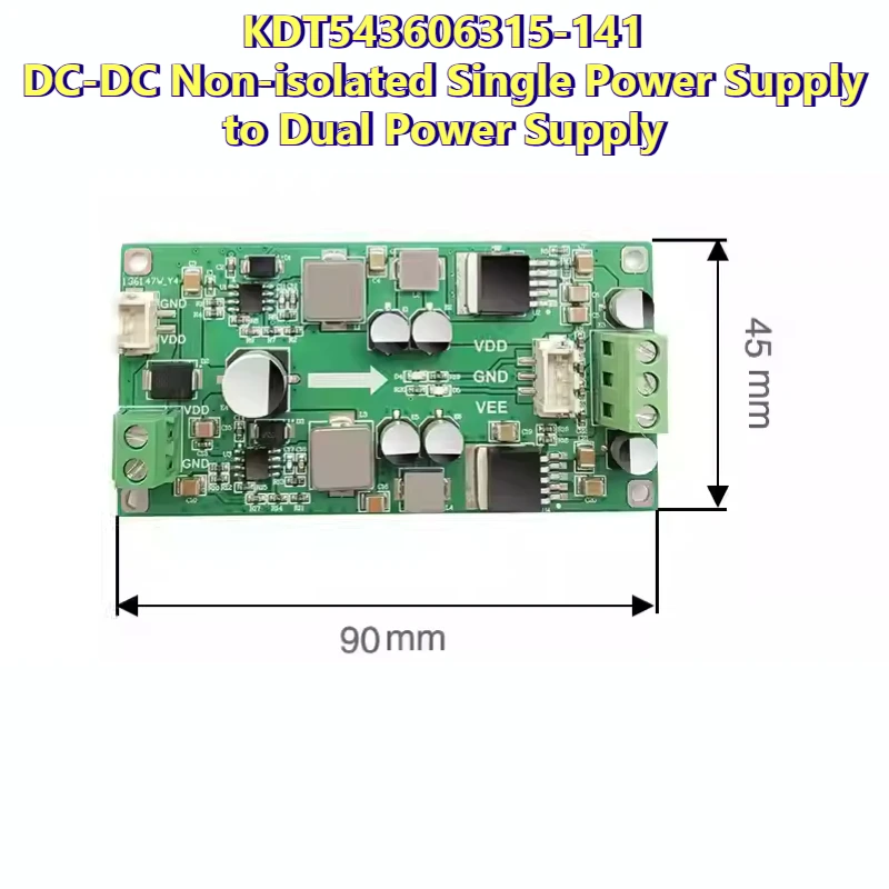 TPS54360 Bipolar Power Supply LT1963/LT3015 Secondary Linear Voltage Regulator Low Noise Bipolarity KDT543606315-141
TPS54360 Bipolar Power Supply LT1963/LT3015 Secondary Linear Voltage Regulator Low Noise Bipolarity KDT543606315-141