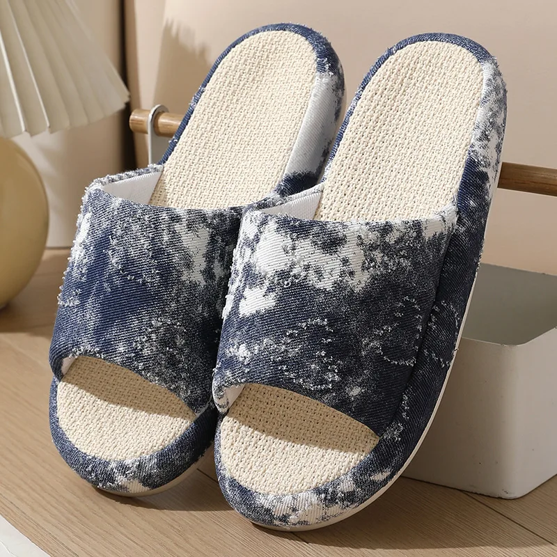 2026 New Women's Fashion Home Linen Couple Slippers Breathable Home Shoes Moisture Absorbing Anti slip Cotton Linen Slippers
2026 New Women's Fashion Home Linen Couple Slippers Breathable Home Shoes Moisture Absorbing Anti slip Cotton Linen Slippers