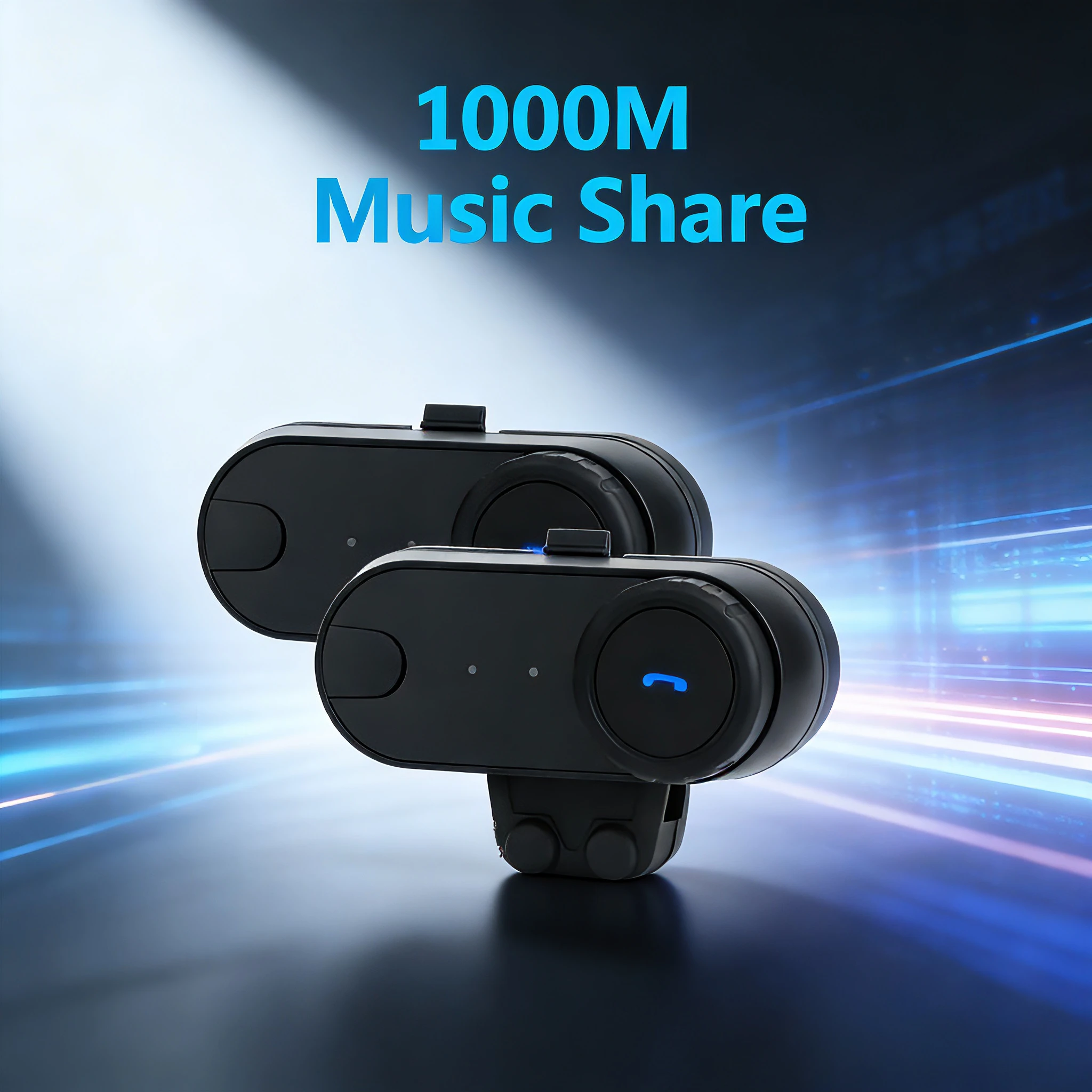Motorcycle Helmet Bluetooth 5.0 Headset Intercom, Wireless Hands-Free Headphone with FM Radio, Speaker, Ideal Gift for Riders.
Motorcycle Helmet Bluetooth 5.0 Headset Intercom, Wireless Hands-Free Headphone with FM Radio, Speaker, Ideal Gift for Riders.