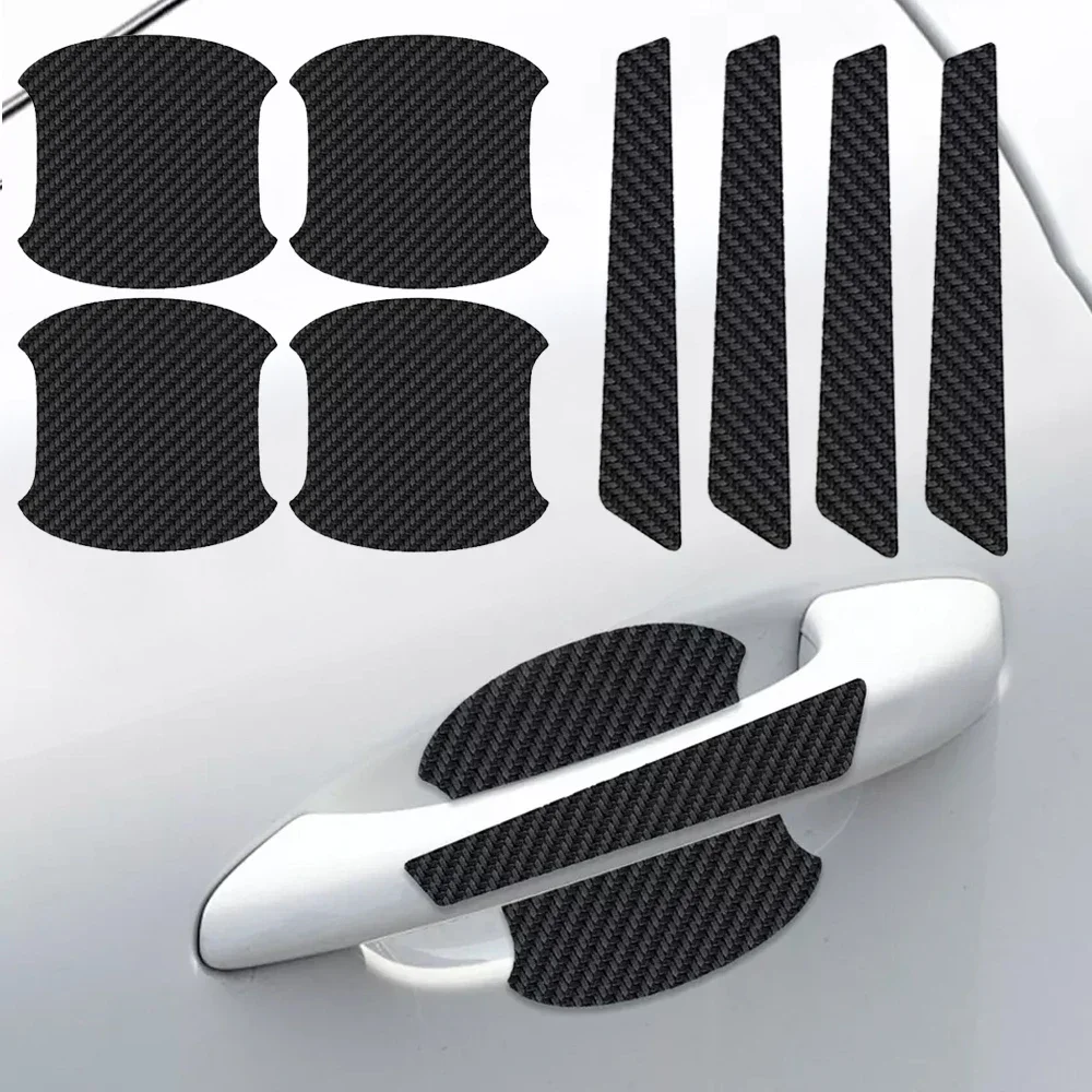 8Pcs Carbon Fiber Car Door Bowl Anti-scratch Sticker Black Door Bowl Handle Protection Sticker Paint Surface Film Car Decals
8Pcs Carbon Fiber Car Door Bowl Anti-scratch Sticker Black Door Bowl Handle Protection Sticker Paint Surface Film Car Decals
