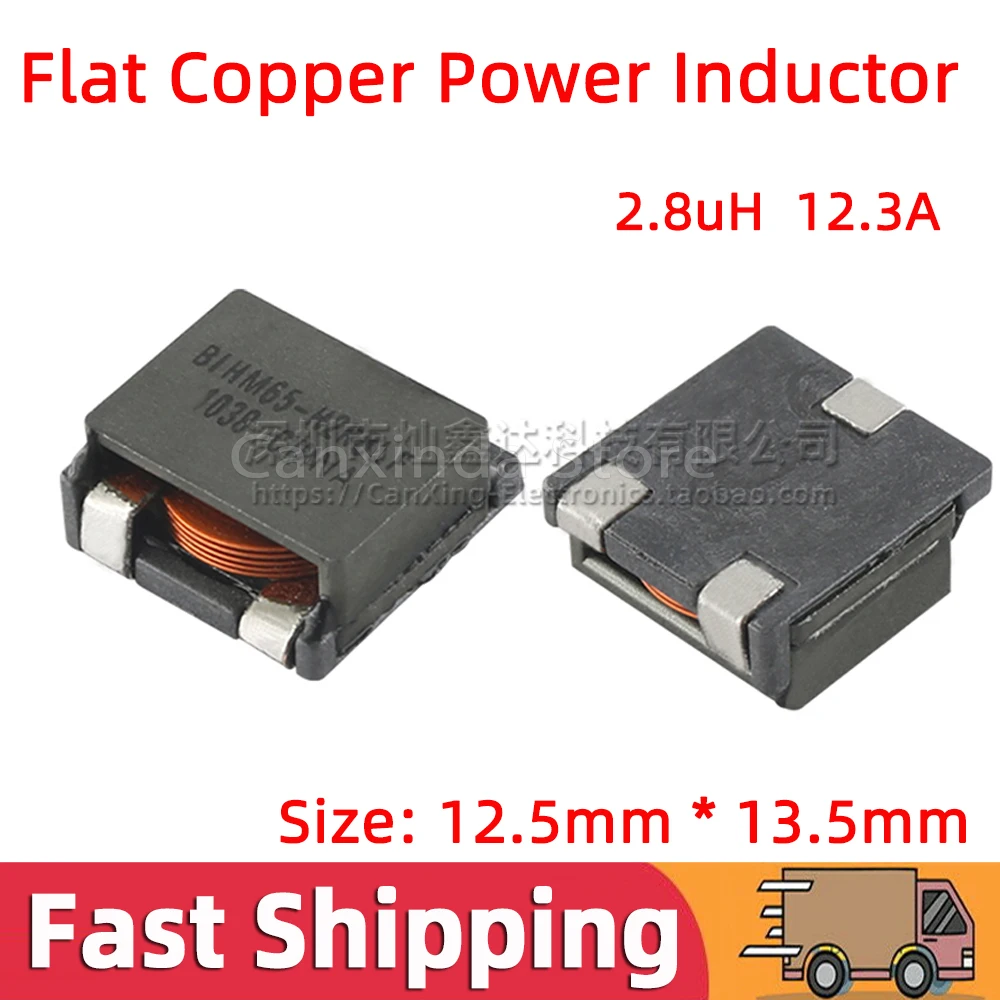 5pcs HM65-H2R8LF BIHM65 H2R8LF 2R8 SMD SMT Power Inductor Inductance 2.8uH 12.3A High Current Flat Copper Filter Low Profile
5pcs HM65-H2R8LF BIHM65 H2R8LF 2R8 SMD SMT Power Inductor Inductance 2.8uH 12.3A High Current Flat Copper Filter Low Profile
