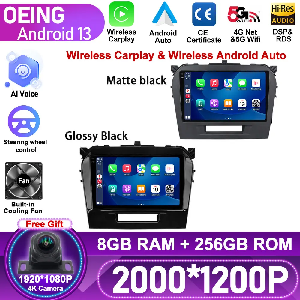 For Suzuki Vitara 4 2014 - 2018 Wireless Carplay Car Radio Multimedia Video Player Navigation GPS Android Auto No 2din 2 din dvd
For Suzuki Vitara 4 2014 - 2018 Wireless Carplay Car Radio Multimedia Video Player Navigation GPS Android Auto No 2din 2 din dvd
