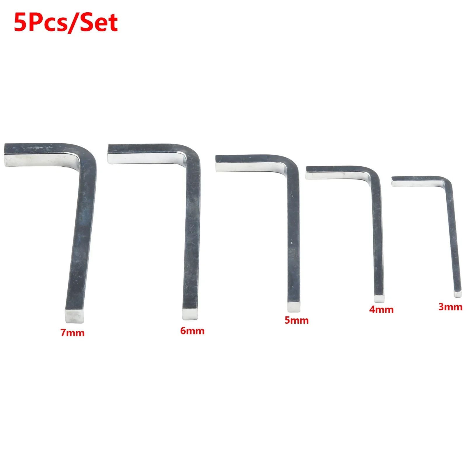 5Pcs L Shape Square Head Wrench Square Key 4 Point Wrench Screwdriver Set 3-7mm For Tightening Screws Portable Repair Hand Tool
5Pcs L Shape Square Head Wrench Square Key 4 Point Wrench Screwdriver Set 3-7mm For Tightening Screws Portable Repair Hand Tool