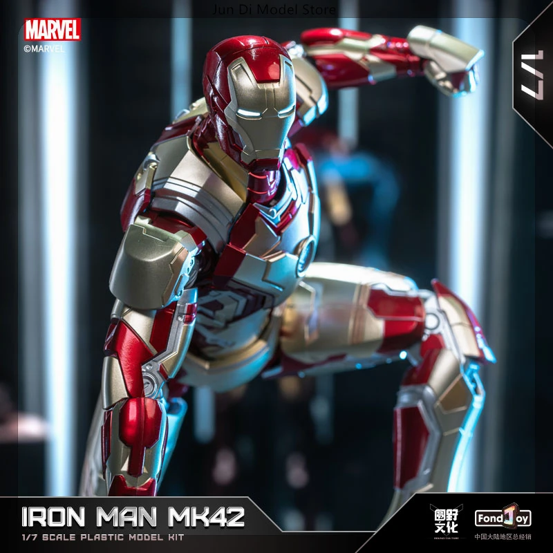 1/7 Fondjoy Marvel Iron Man Mk42/43/46 Model Kit Official Licensed Collectible Figure With Base For Boys Adults Fans Gifts
1/7 Fondjoy Marvel Iron Man Mk42/43/46 Model Kit Official Licensed Collectible Figure With Base For Boys Adults Fans Gifts