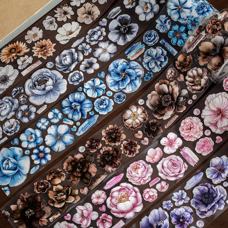 Journal GO 5x200cm Exquisite Rose Flower PET Tape Collage Material DIY Photo Frame Notebook Scrapbooking Decor Masking Tape
Journal GO 5x200cm Exquisite Rose Flower PET Tape Collage Material DIY Photo Frame Notebook Scrapbooking Decor Masking Tape