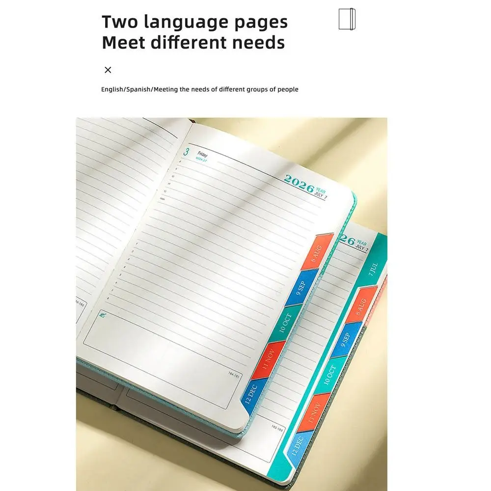 365 Days 2026 Schedule Planner Notepad Efficiency English To-do List Notebook Self-discipline Thick Paper Office Work Planner
365 Days 2026 Schedule Planner Notepad Efficiency English To-do List Notebook Self-discipline Thick Paper Office Work Planner