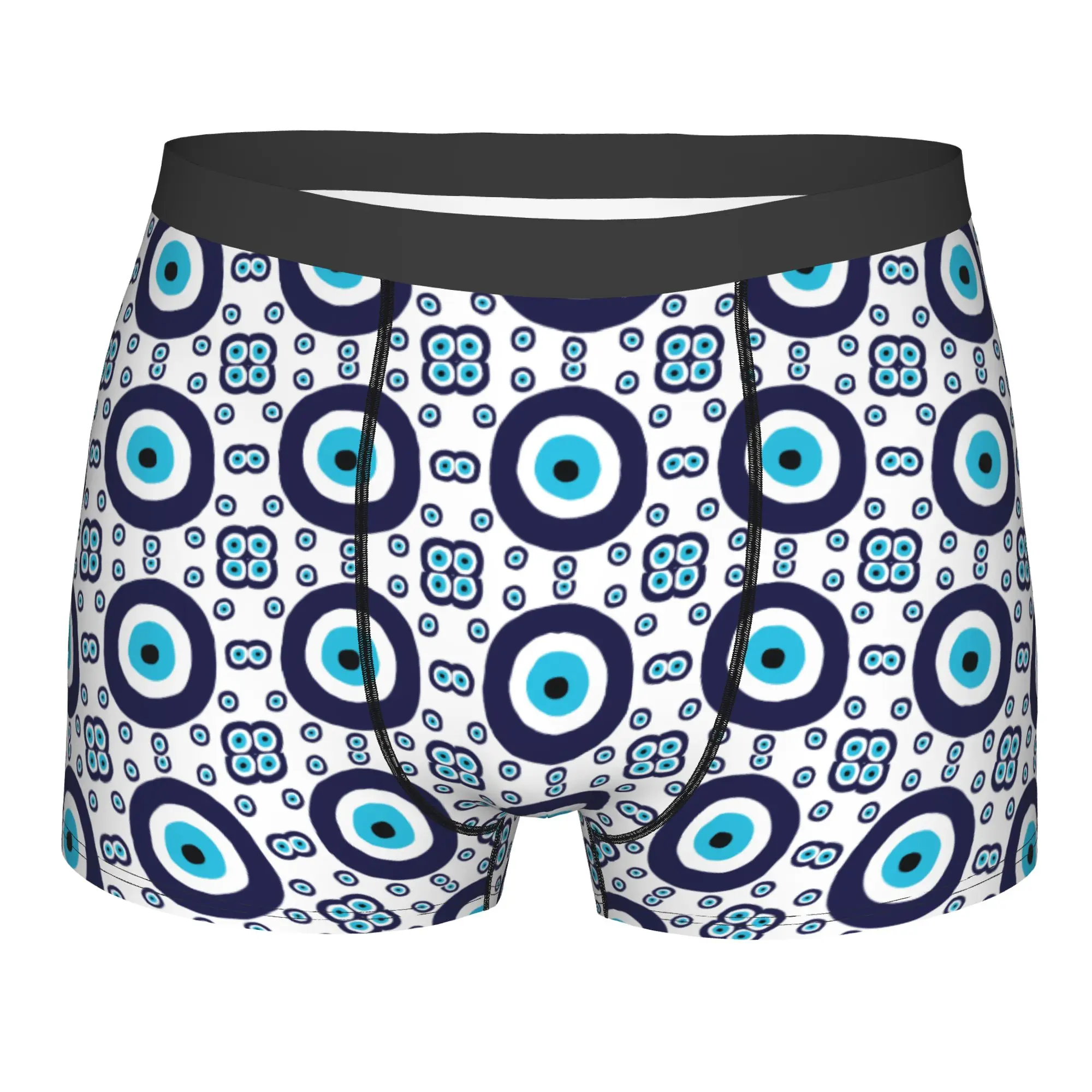Custom Navy Blue And Aqua Nazar Evil Eye Lucky Charm Pattern Boxers Shorts Mens Amulet Boho Briefs Underwear Fashion Underpants
Custom Navy Blue And Aqua Nazar Evil Eye Lucky Charm Pattern Boxers Shorts Mens Amulet Boho Briefs Underwear Fashion Underpants