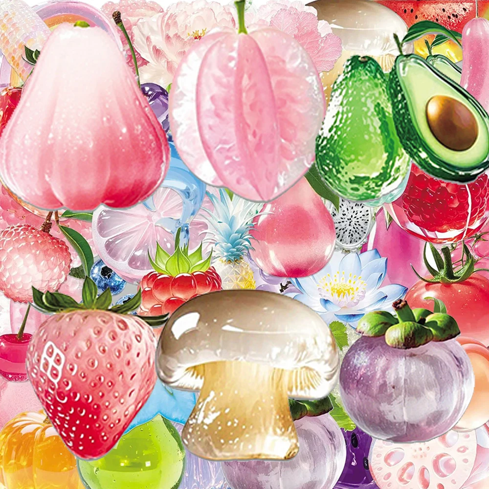 10/30/50pcs Transparent Cute Cartoon Fruit Food Stickers INS Style Aesthetic Decals for Notebook Guitar Car Graffiti Sticker Toy
10/30/50pcs Transparent Cute Cartoon Fruit Food Stickers INS Style Aesthetic Decals for Notebook Guitar Car Graffiti Sticker Toy
