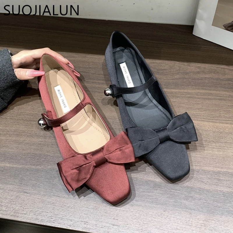 SUOJIALUN 2025 Spring New Brand Women Flat Shoes Fashion Red Bow-knot Ladies Elegant Mary Jane Shoes Round Toe Outdoor Boat Shoe
SUOJIALUN 2025 Spring New Brand Women Flat Shoes Fashion Red Bow-knot Ladies Elegant Mary Jane Shoes Round Toe Outdoor Boat Shoe