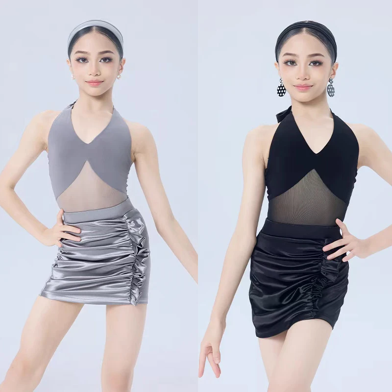 Fashion Girls Latin Dance Competition Clothes Sleeveless Halter Latin Dance Dresses Children Samba Chacha Latin Dancewear 12715
Fashion Girls Latin Dance Competition Clothes Sleeveless Halter Latin Dance Dresses Children Samba Chacha Latin Dancewear 12715