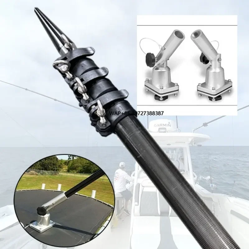 March 15 '1.5 "Base Pure Carbon Fiber Retractable Fishing Leg Rod with Kayak Accessories
March 15 '1.5 "Base Pure Carbon Fiber Retractable Fishing Leg Rod with Kayak Accessories