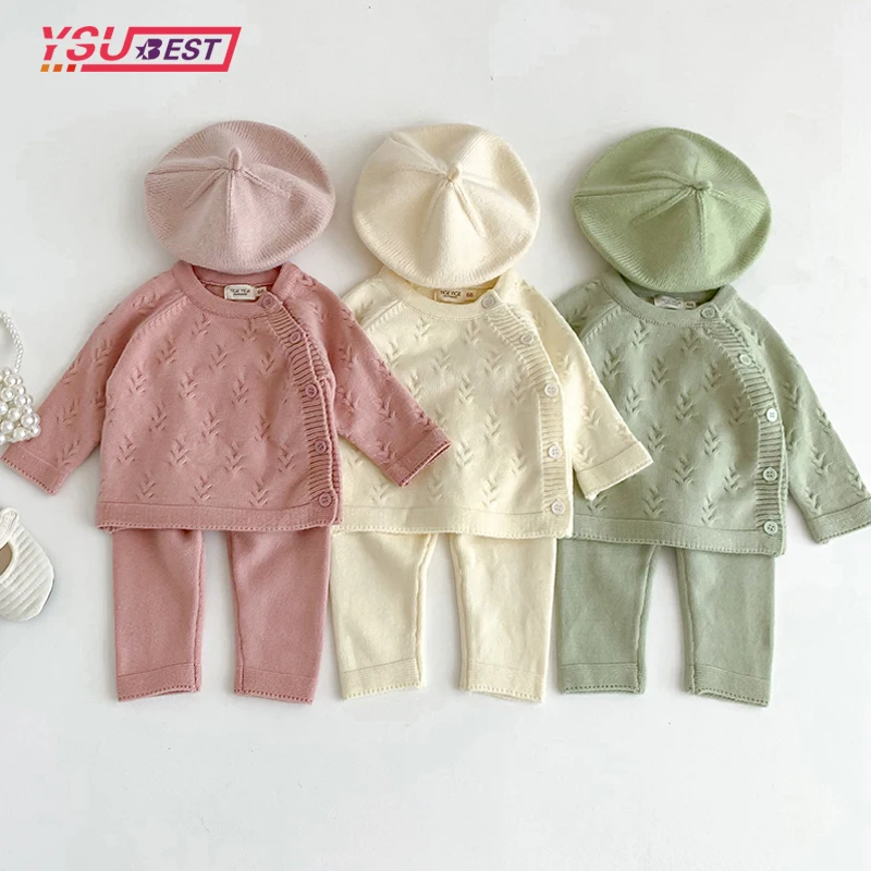 Newborn Sets Baby Boy Girl Clothes Sets Knit Toddler Infant Long Sleeve Sweater Pullover +Pants 2pcs Fall Spring Outfits Suits
Newborn Sets Baby Boy Girl Clothes Sets Knit Toddler Infant Long Sleeve Sweater Pullover +Pants 2pcs Fall Spring Outfits Suits
