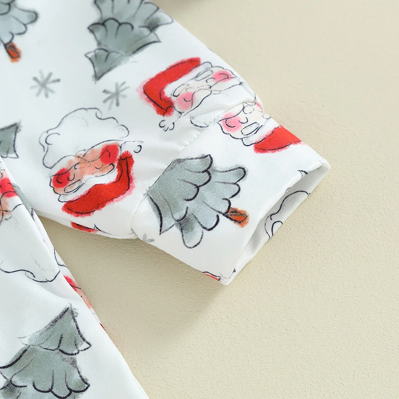 Baby Boy Girl Hoodie Christmas Romper Long Sleeve Santa Tree Print Bodysuit Kid Clothes Jumpsuit
Baby Boy Girl Hoodie Christmas Romper Long Sleeve Santa Tree Print Bodysuit Kid Clothes Jumpsuit