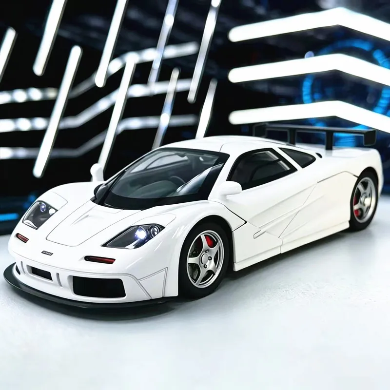 NEW 1:24 McLaren F1 GTR LM Supercar Diecast Metal Alloy Car Model Sound and Light Pull Back Car Model Collectibles Birthday Gift
NEW 1:24 McLaren F1 GTR LM Supercar Diecast Metal Alloy Car Model Sound and Light Pull Back Car Model Collectibles Birthday Gift