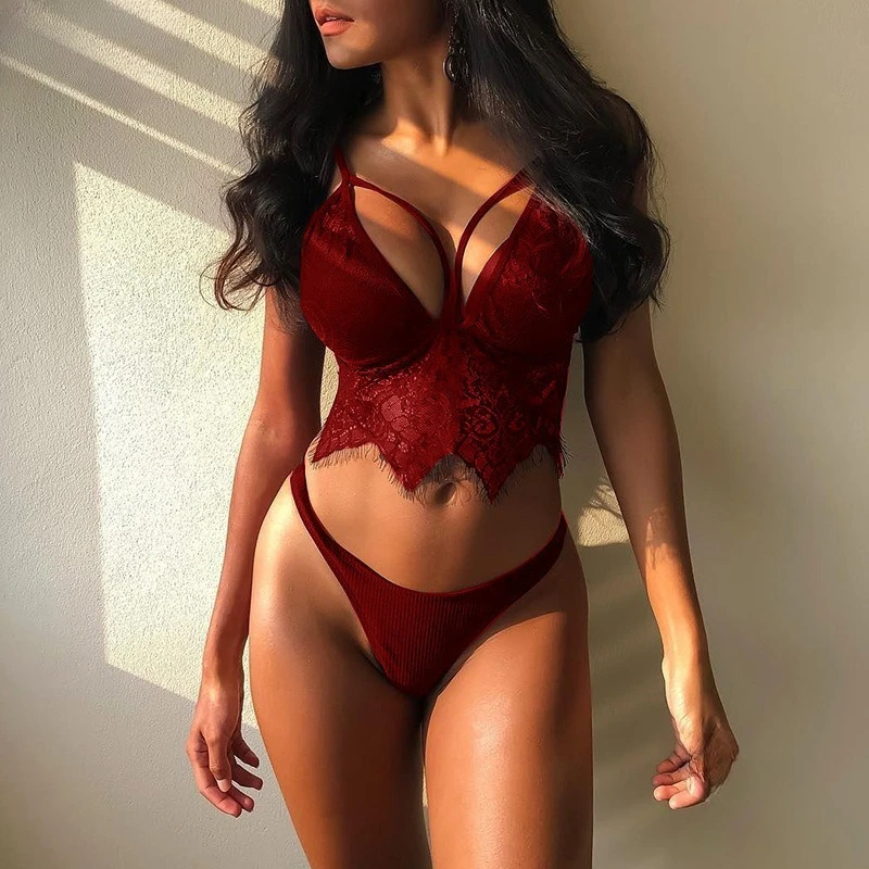 Triangle Cup Lace Sexy Women's Bra Set Ultrathin Breathable Women's Fashion Top Comfort Skin Friendly Soft Women's Bra Set
Triangle Cup Lace Sexy Women's Bra Set Ultrathin Breathable Women's Fashion Top Comfort Skin Friendly Soft Women's Bra Set