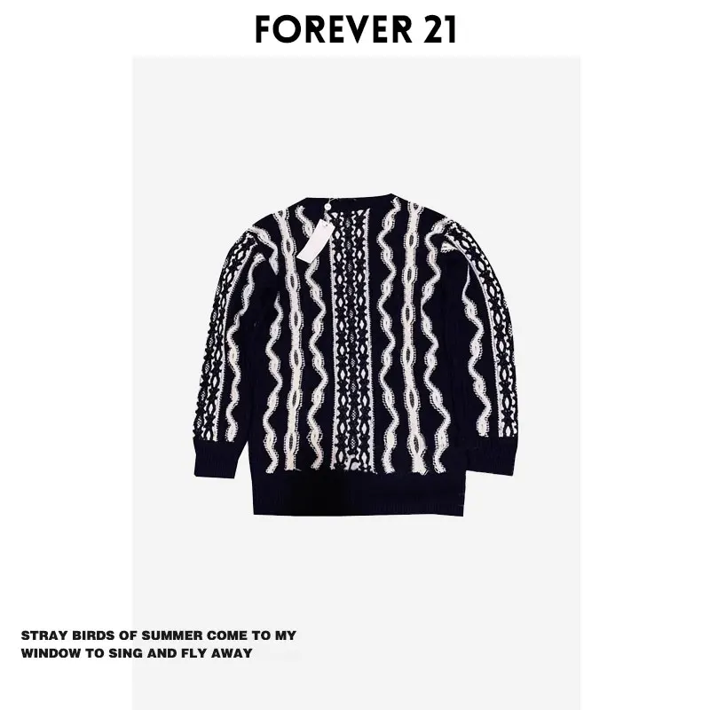 Женский вязаный свитер Forever 2 Zhang JiaNai в стиле ретро с 3D-эффектом, цветной, с круглым вырезом, пуловер, осень-зима, модный, для повседневной носки
Женский вязаный свитер Forever 2 Zhang JiaNai в стиле ретро с 3D-эффектом, цветной, с круглым вырезом, пуловер, осень-зима, модный, для повседневной носки