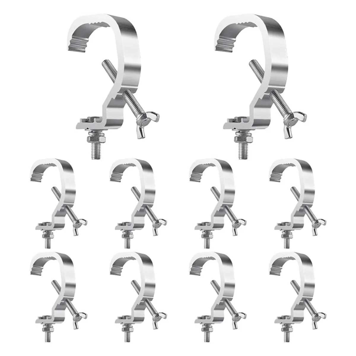 light hookTruss C Clamp 1.18-2 Inch,10 Pack Stage Lights Truss Clamps,Fit for 30-50mm OD Tube, Load 55LB C Clamp for DJ Lighting
light hookTruss C Clamp 1.18-2 Inch,10 Pack Stage Lights Truss Clamps,Fit for 30-50mm OD Tube, Load 55LB C Clamp for DJ Lighting