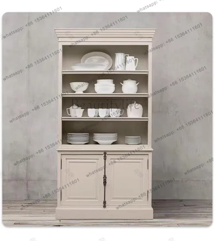 American simple retro oak solid wood double door bookcase adult home display complete art cabinet
American simple retro oak solid wood double door bookcase adult home display complete art cabinet