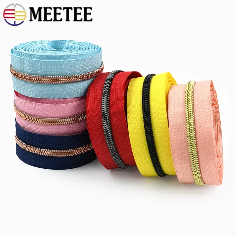 2-10Meters Meetee 5# Nylon Zippers Tape by Meters Plastic Zipper Roll Bag Clothes Purse Sewing Zipp Repair Kit Accessories
2-10Meters Meetee 5# Nylon Zippers Tape by Meters Plastic Zipper Roll Bag Clothes Purse Sewing Zipp Repair Kit Accessories