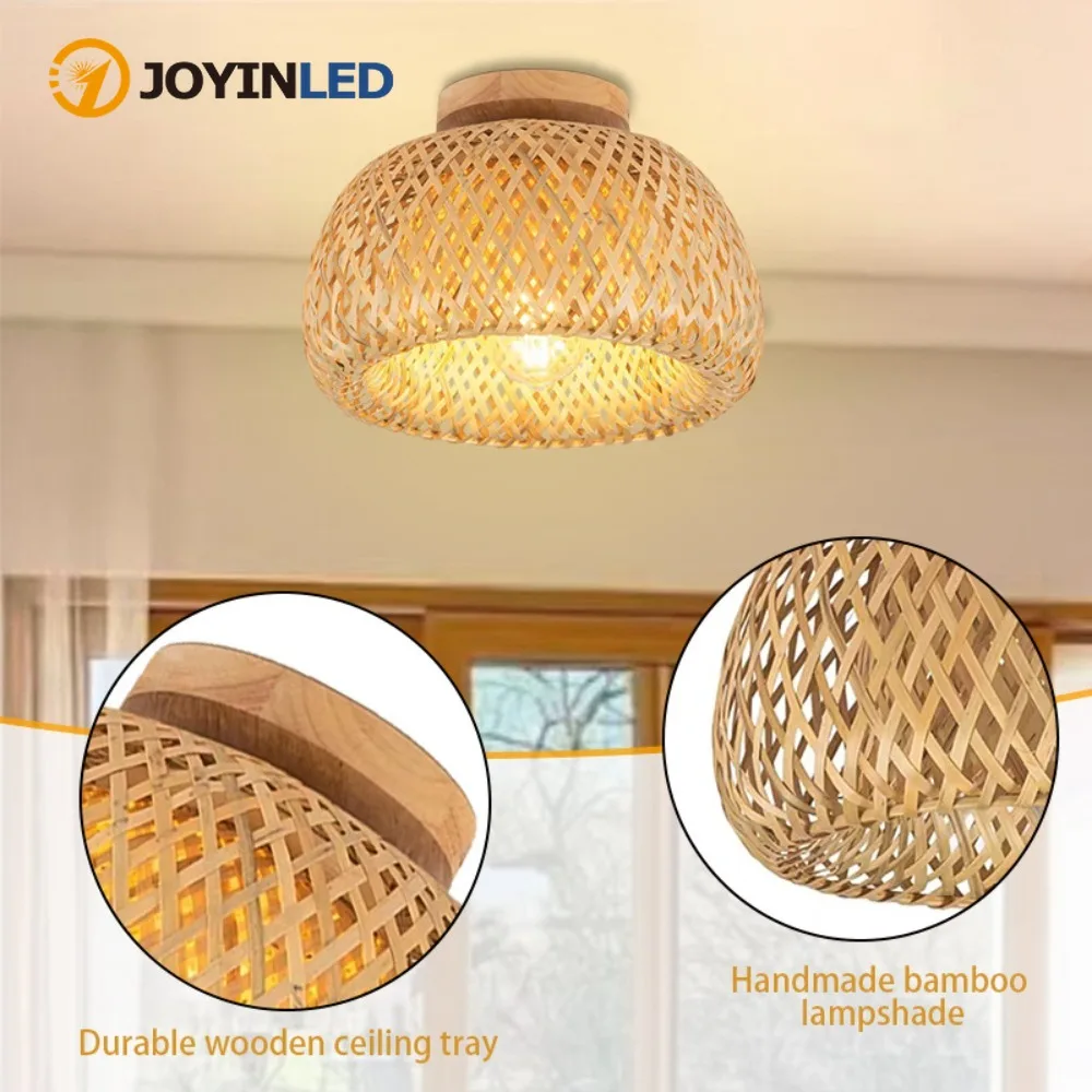 JOYINLED Traditional Pendant Light Woven Ceiling Bamboo Woven Rattan Art Ceiling Light Hallway Light Decoration Chandelier
JOYINLED Traditional Pendant Light Woven Ceiling Bamboo Woven Rattan Art Ceiling Light Hallway Light Decoration Chandelier