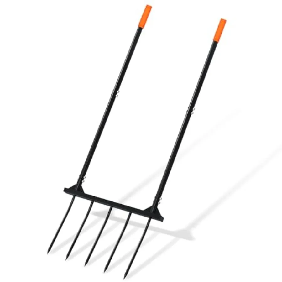 Broad Fork Garden Tool Ergonomic Design - for Farms Gardens Vegetable plots for Easy Turning of The Soil Removal of Weeds 5 Wid
Broad Fork Garden Tool Ergonomic Design - for Farms Gardens Vegetable plots for Easy Turning of The Soil Removal of Weeds 5 Wid