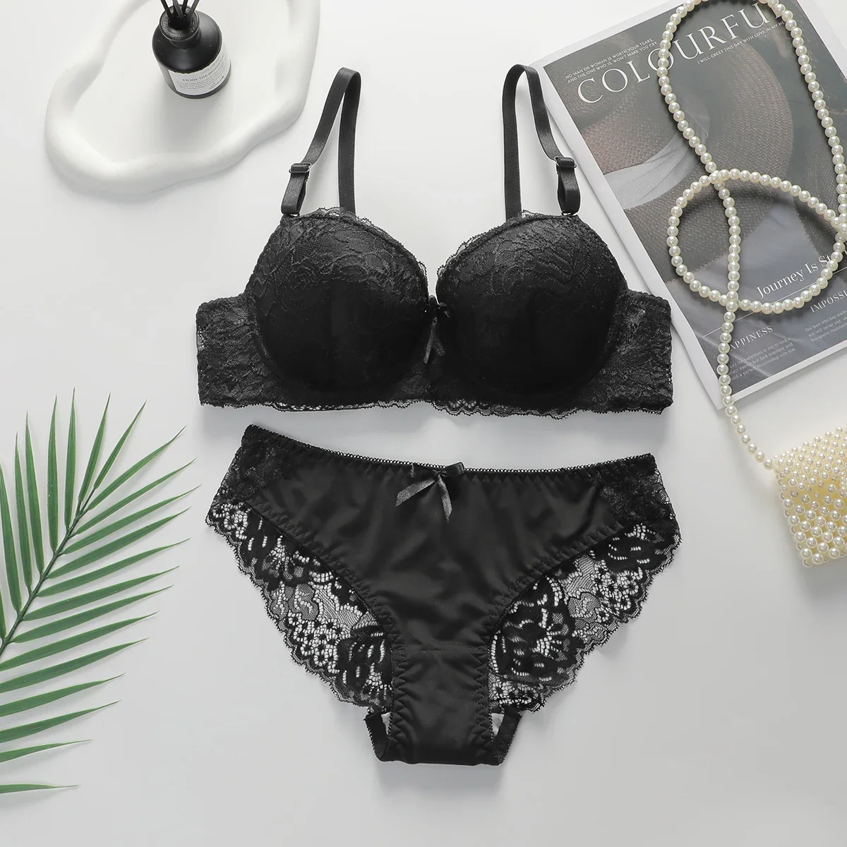 2-piece Sexy Multi-color Lingerie Set For Women's Gathering Push Up Underwear For Women's Flower Underwear Set A2155
2-piece Sexy Multi-color Lingerie Set For Women's Gathering Push Up Underwear For Women's Flower Underwear Set A2155