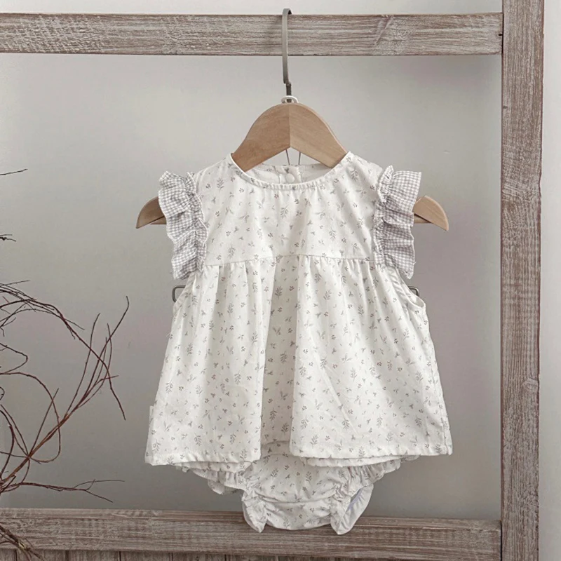 2026 New Summer 0-3Yrs Infant Baby Girls Clothing Set Sleeveless Cotton Printed Vest+PP Shorts Toddler Baby Girl Clothes Suit
2026 New Summer 0-3Yrs Infant Baby Girls Clothing Set Sleeveless Cotton Printed Vest+PP Shorts Toddler Baby Girl Clothes Suit