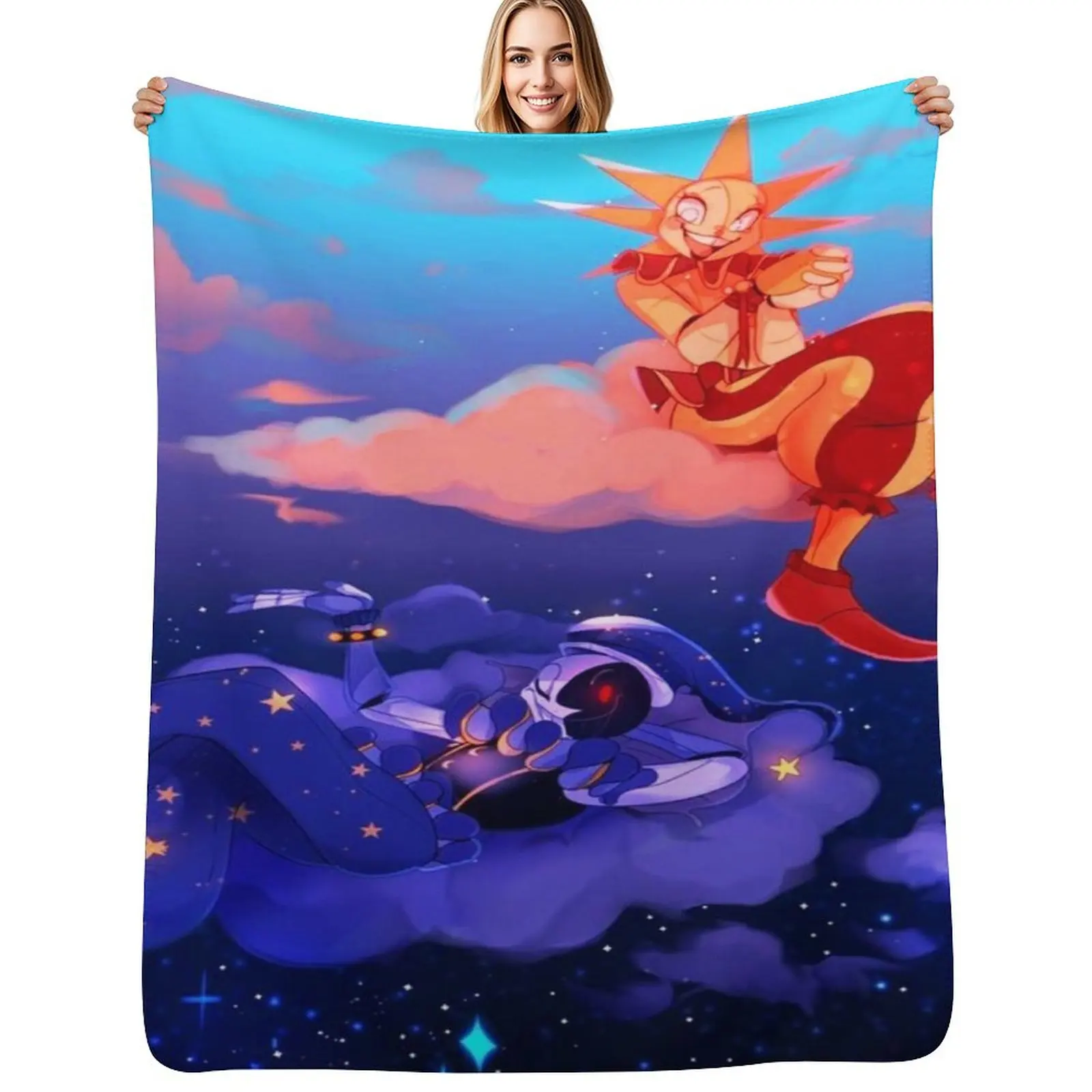 sundrop and moondrop Throw Blanket Easy Care Comfortable Blanket for Couch
sundrop and moondrop Throw Blanket Easy Care Comfortable Blanket for Couch