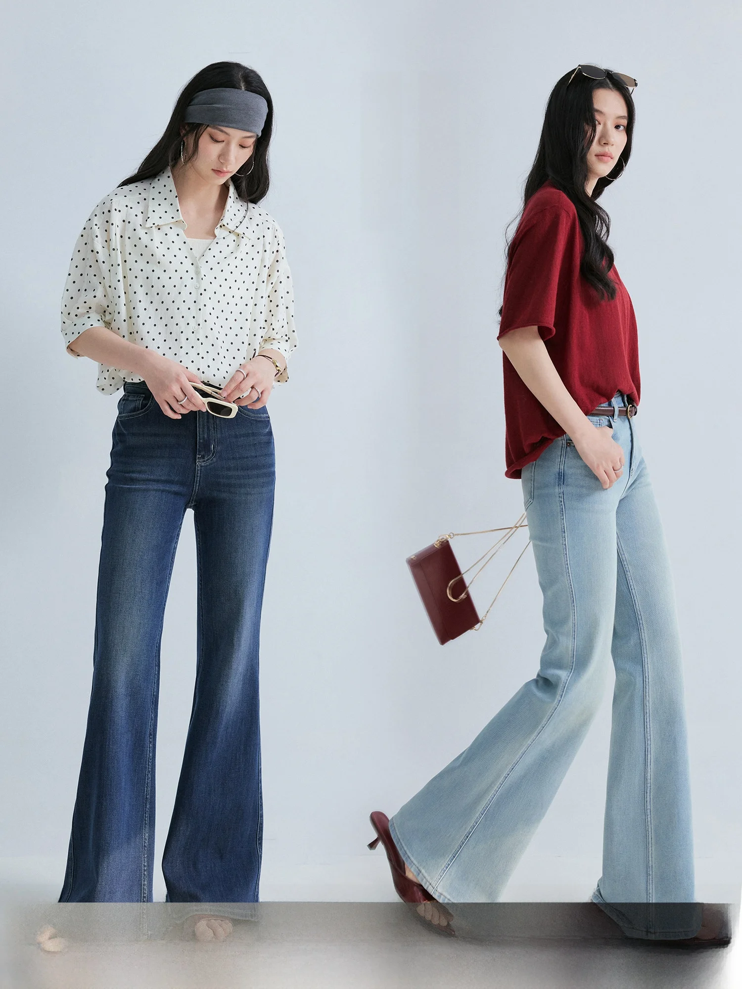 High Waist Flared Jeans Women's Straight Cut Super Model Cotton Stretch Denim Pants High Elasticity Spring New Pear Shape Sli...
High Waist Flared Jeans Women's Straight Cut Super Model Cotton Stretch Denim Pants High Elasticity Spring New Pear Shape Sli...