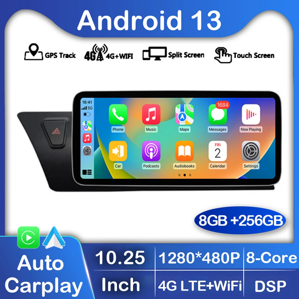 10.25" Android 13 Car Radio For Audi A4 B8 A5 2009-2017 GPS Navi Multimedia Screen Player Stereo WIFI+4G Carplay Auto 360 Camera
10.25" Android 13 Car Radio For Audi A4 B8 A5 2009-2017 GPS Navi Multimedia Screen Player Stereo WIFI+4G Carplay Auto 360 Camera